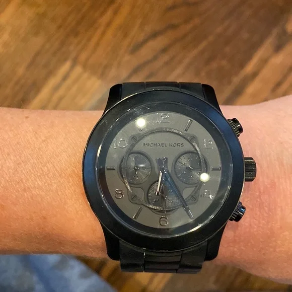 Michael Kors | Accessories | Michael Kors Matte Black Womens  display picture 1
